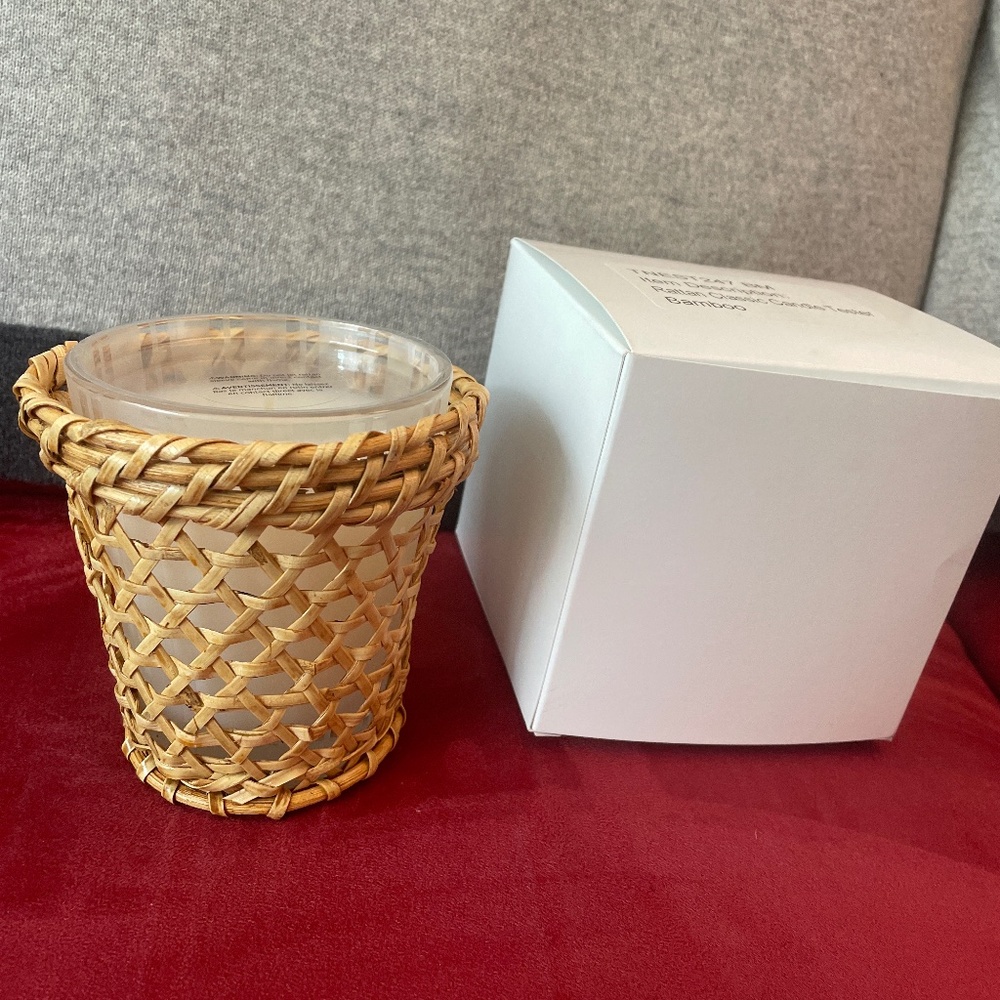 NEST New York Rattan Bamboo Candle